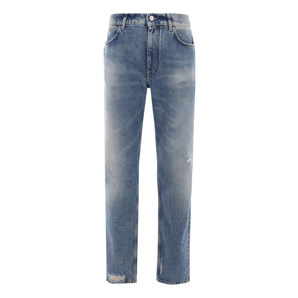 Givenchy Skinny Straight Fit Broek Blue Heren