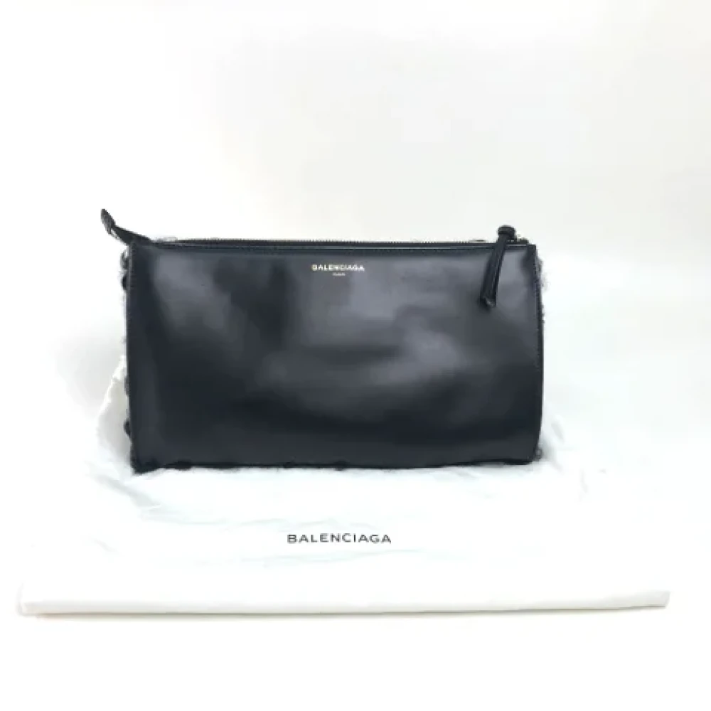 Balenciaga Vintage Pre-owned Fabric clutches Black Dames