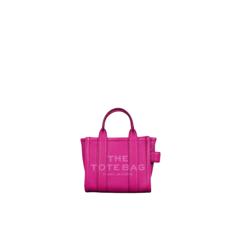 Marc Jacobs Pink Lipstick Läder Mini Tote Väska Pink, Dam