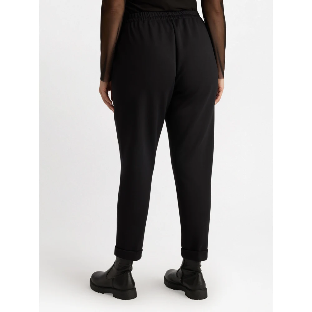 Fiorella Rubino Broek New York gemaakt van zweetstof Black Dames