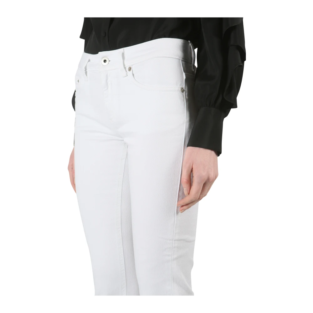 Dondup Denim Jeans Newdia Model White Dames