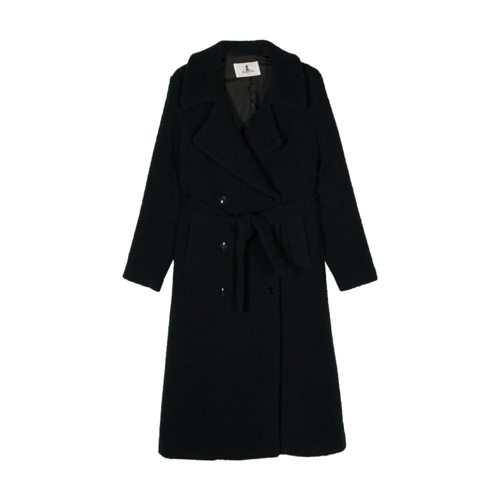 Barena Venezia Middernachtblauwe Wollen Blend Dubbel-Borstjas Blue Dames