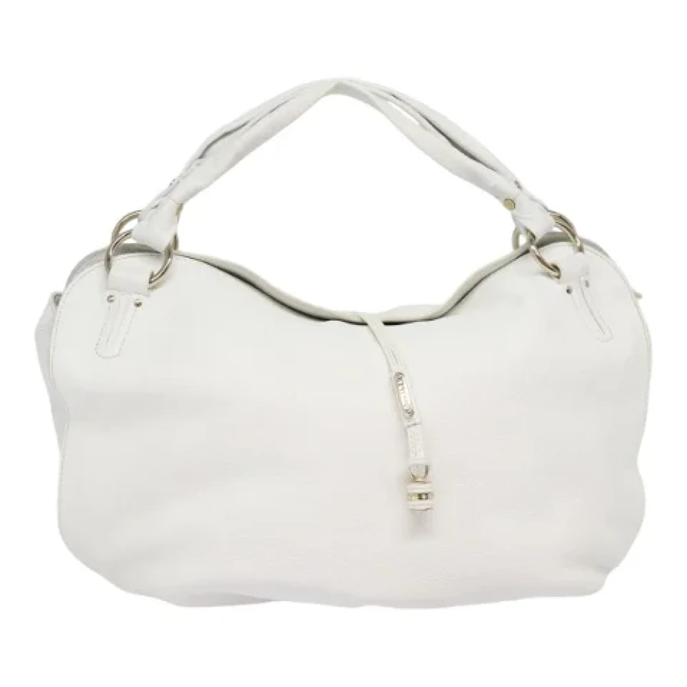 Celine Vintage Pre-owned Leather totes White Dames