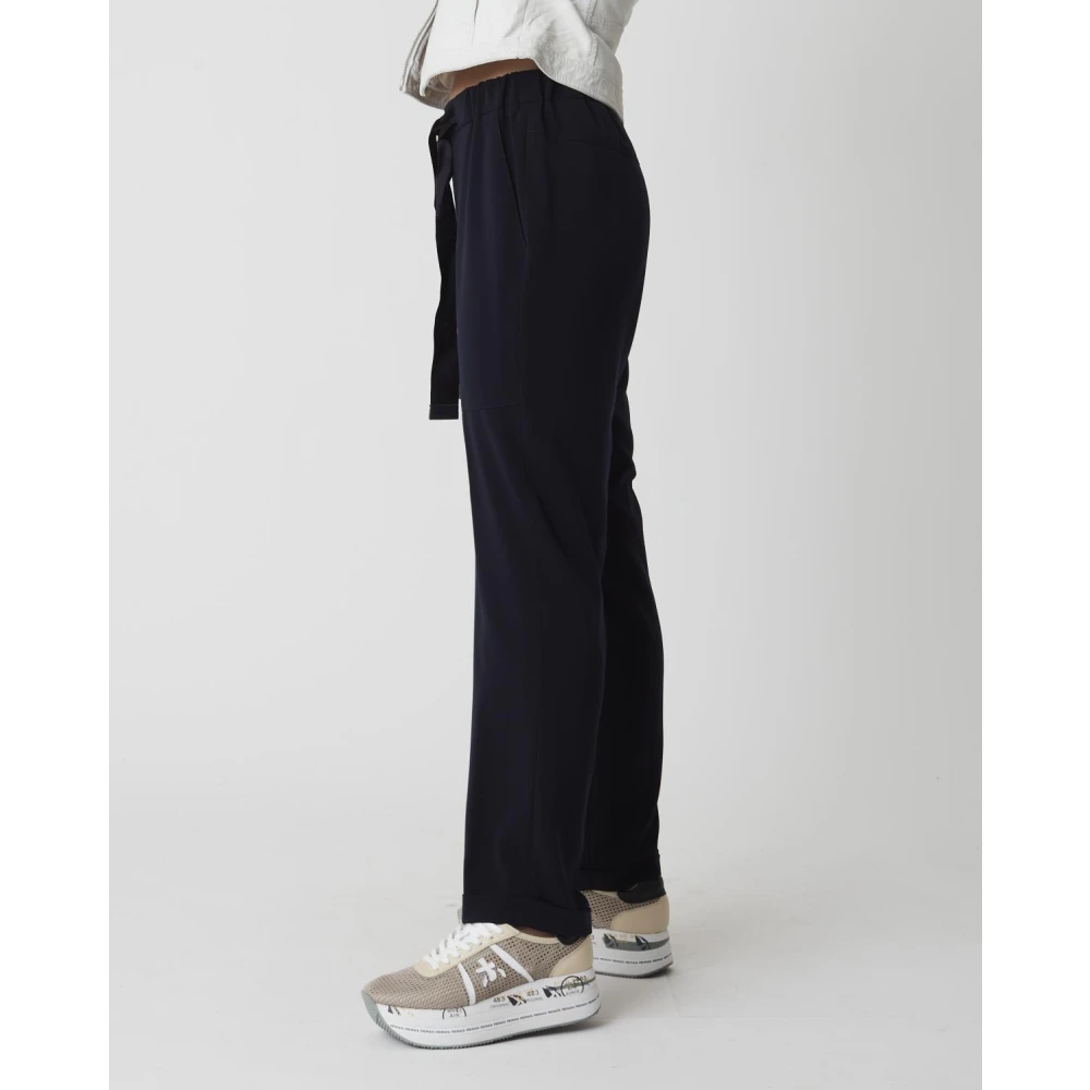 Via Masini 80 Stijlvolle Broek Blue Dames