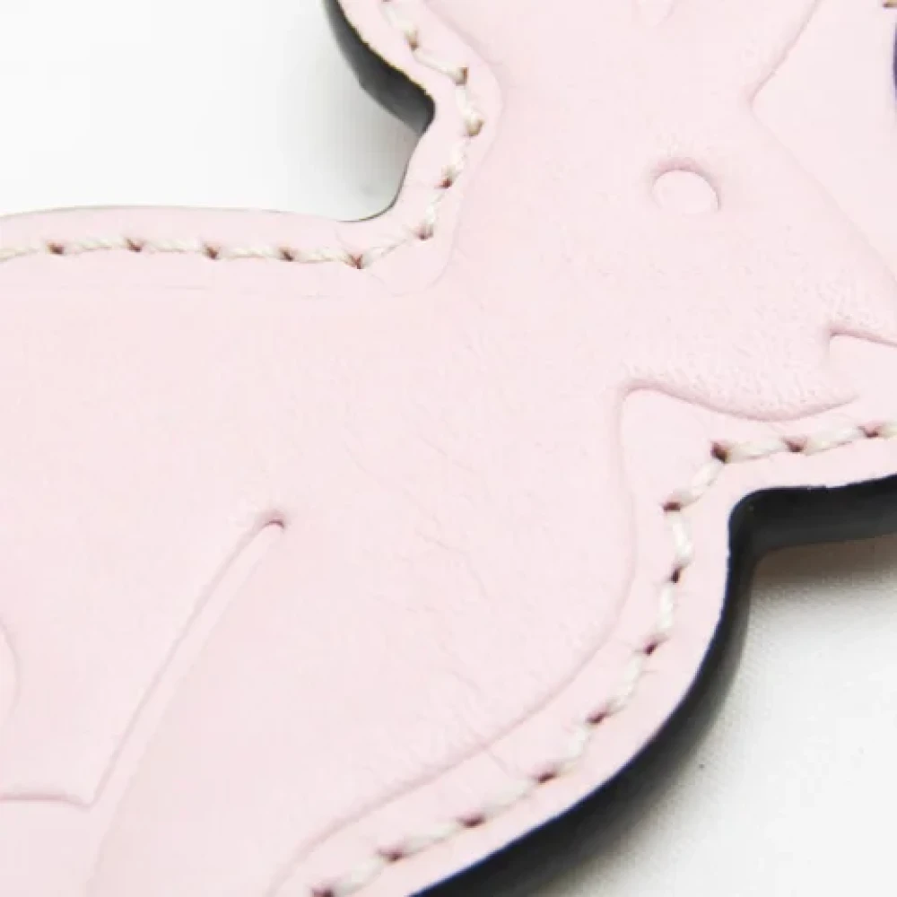 Loewe Pre-owned Leather key-holders Pink Dames