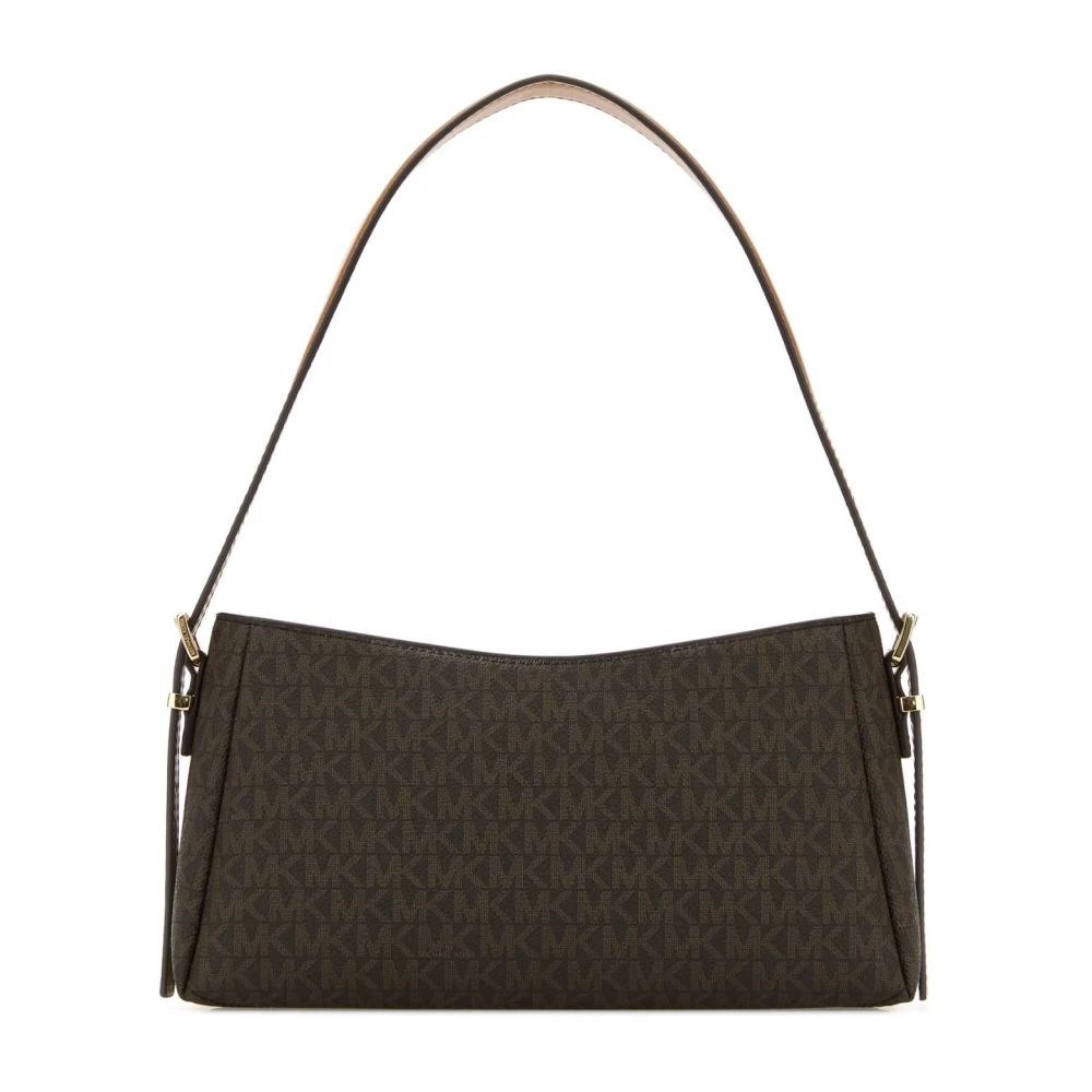 Michael Kors Canvas Schoudertas Brown Dames