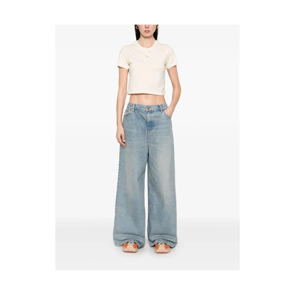 Lois Blauwe Klassieke Five-Pocket Jeans Blue Dames