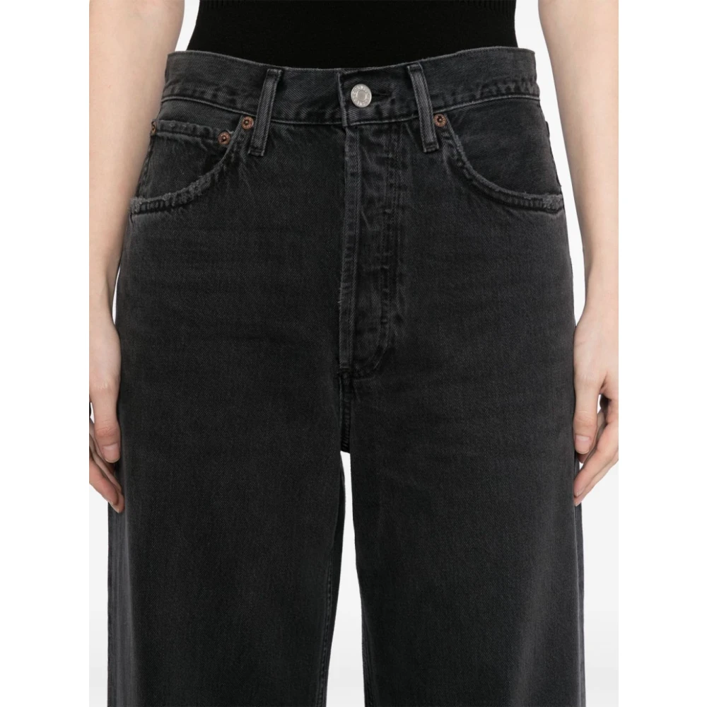 Agolde Hitch Jean No Cuff Blue Dames