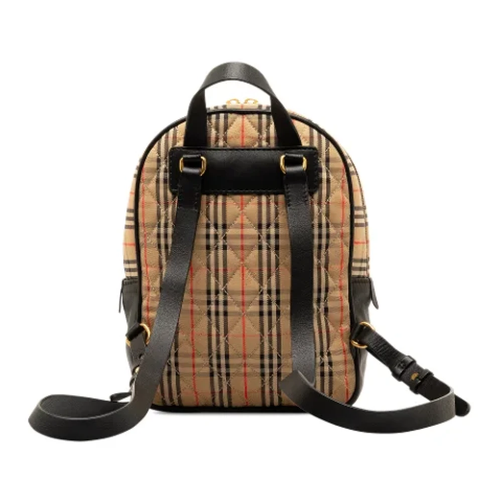 Burberry Vintage Pre-owned Leather backpacks Multicolor Dames