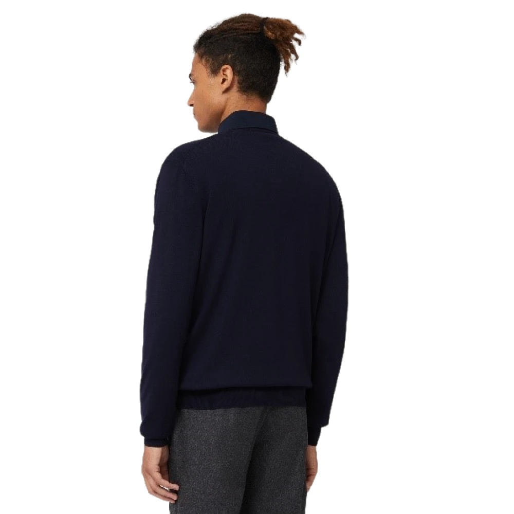 Harmont & Blaine Blauwe Sweatshirt Ultiem Comfort Stijl Blue Heren