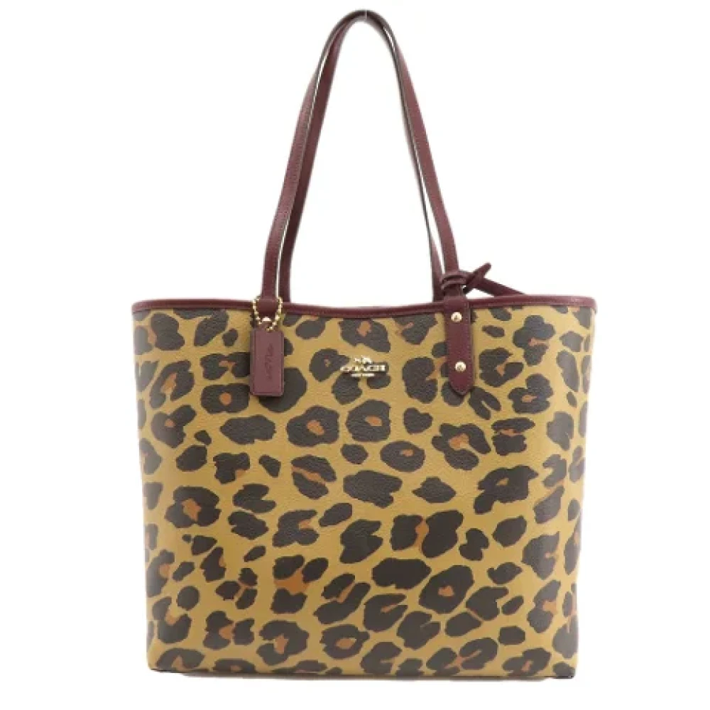 Coach Pre-owned Plastic totes Brown Dames