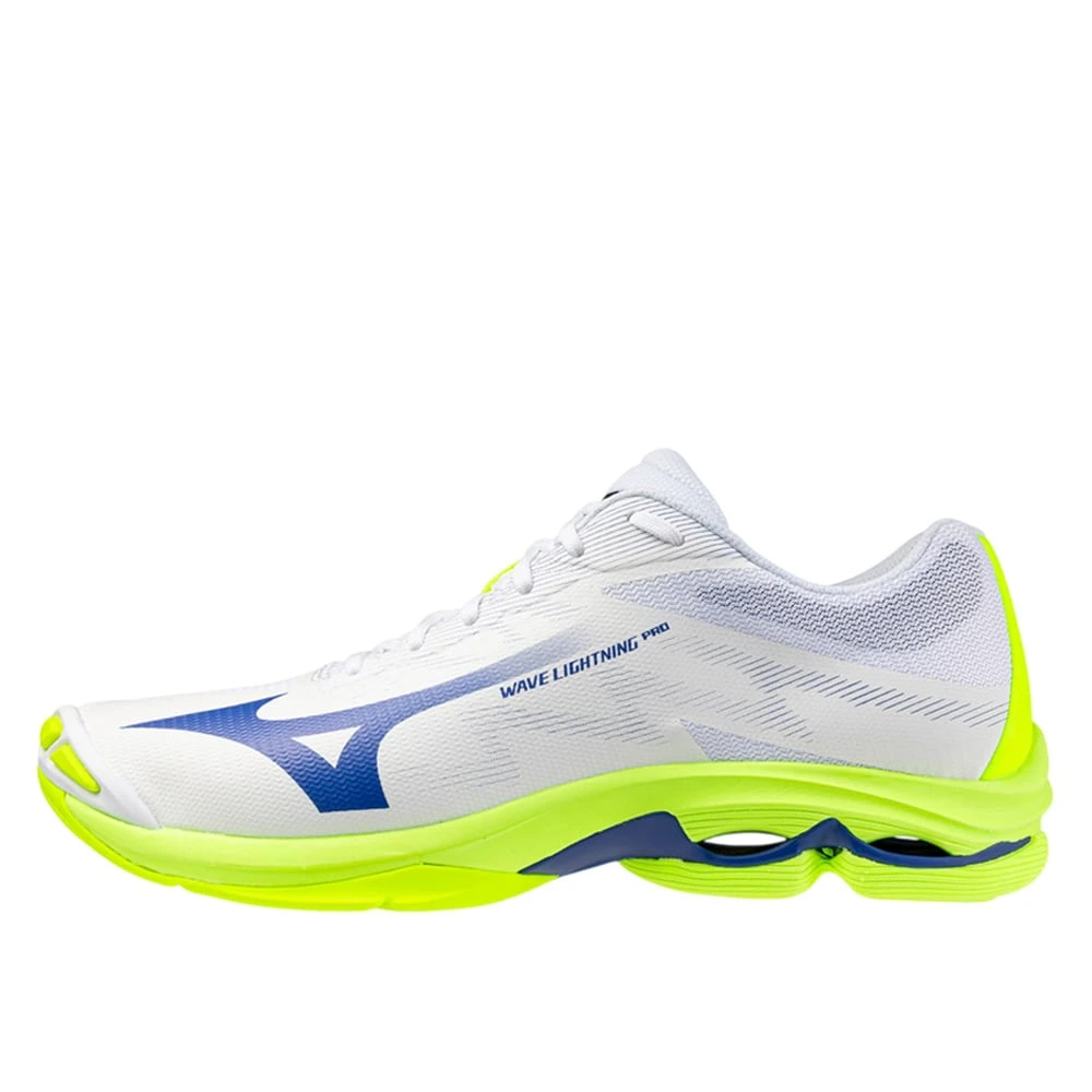 Mizuno White Trainers, Male, 11 Uk, Wave Lightning Pro