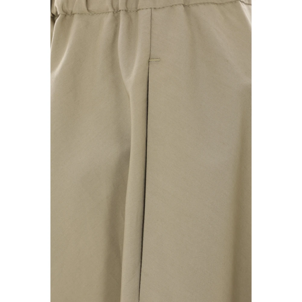 Aspesi Lichte Khaki Katoenen Rok Beige Dames