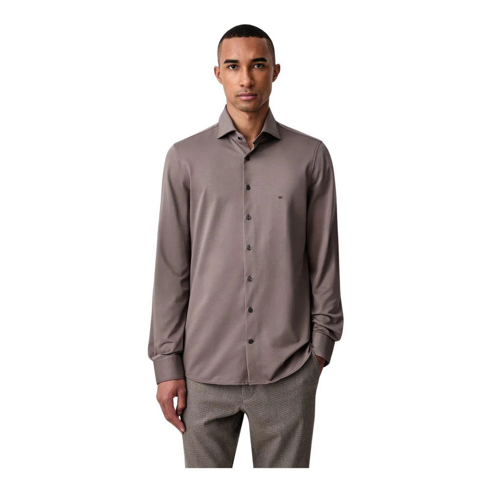 Michael Kors Gris Hemd Performance Knit Slim - Bild 2