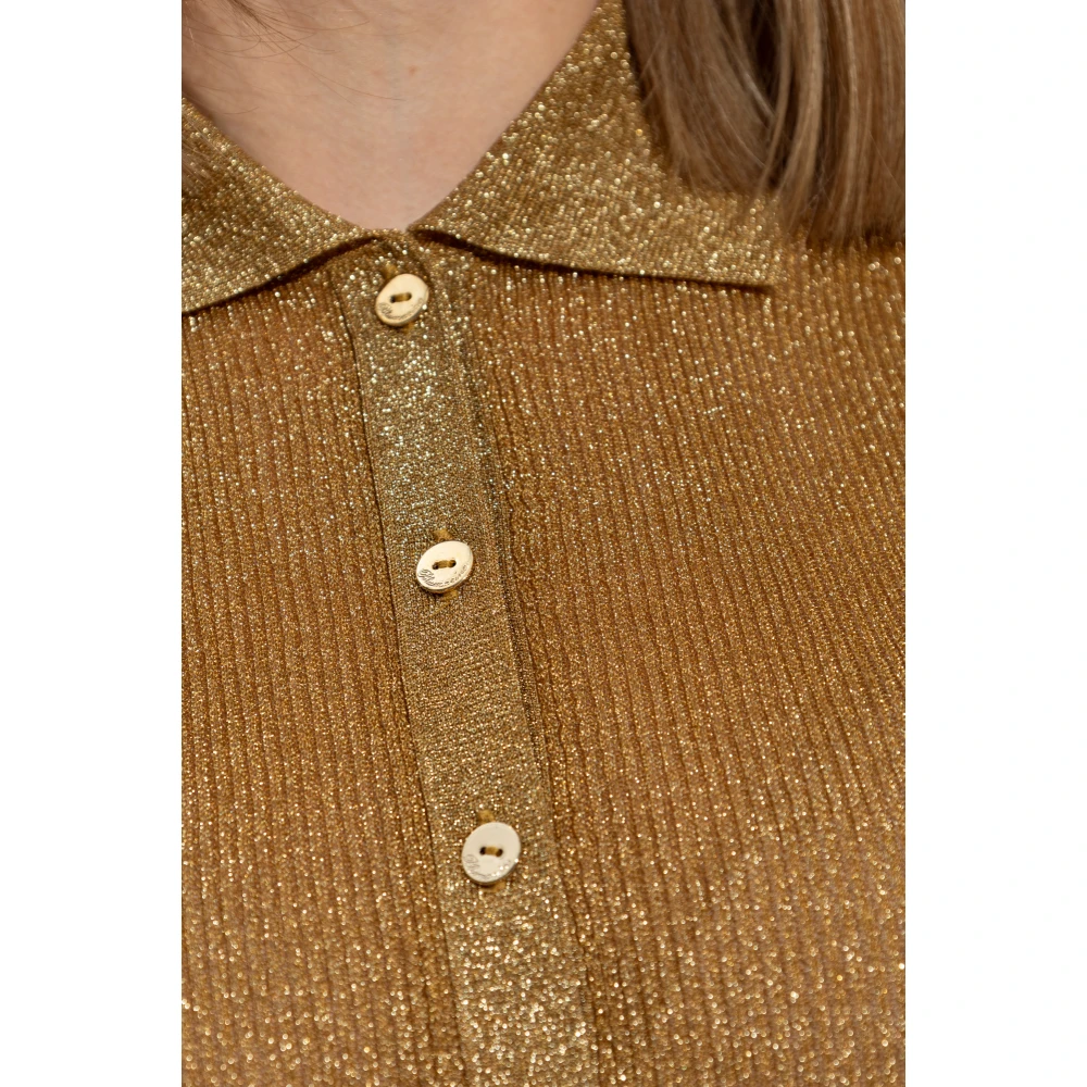 Blumarine Polo Top Yellow Dames
