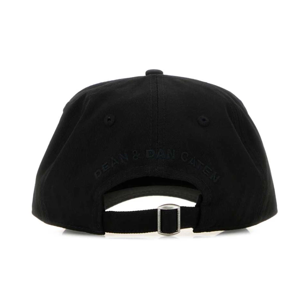 Dsquared2 Stijlvolle Baseballpet voor Mannen Black Heren