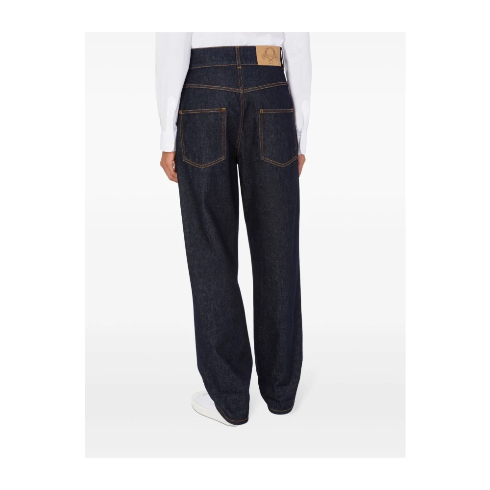 Moschino Blauwe Denim Jeans Blue Dames