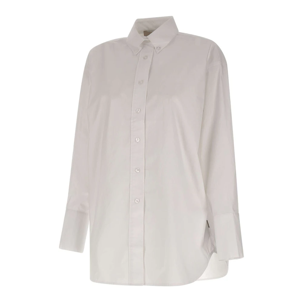 Remain Birger Christensen Witte Katoenen Overhemd Klassieke Stijl White Dames