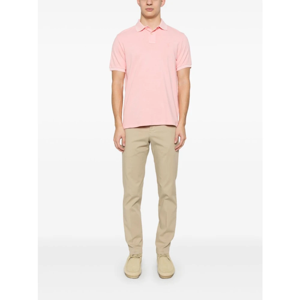 Polo Ralph Lauren Roze T-shirts en Polos Pink Heren