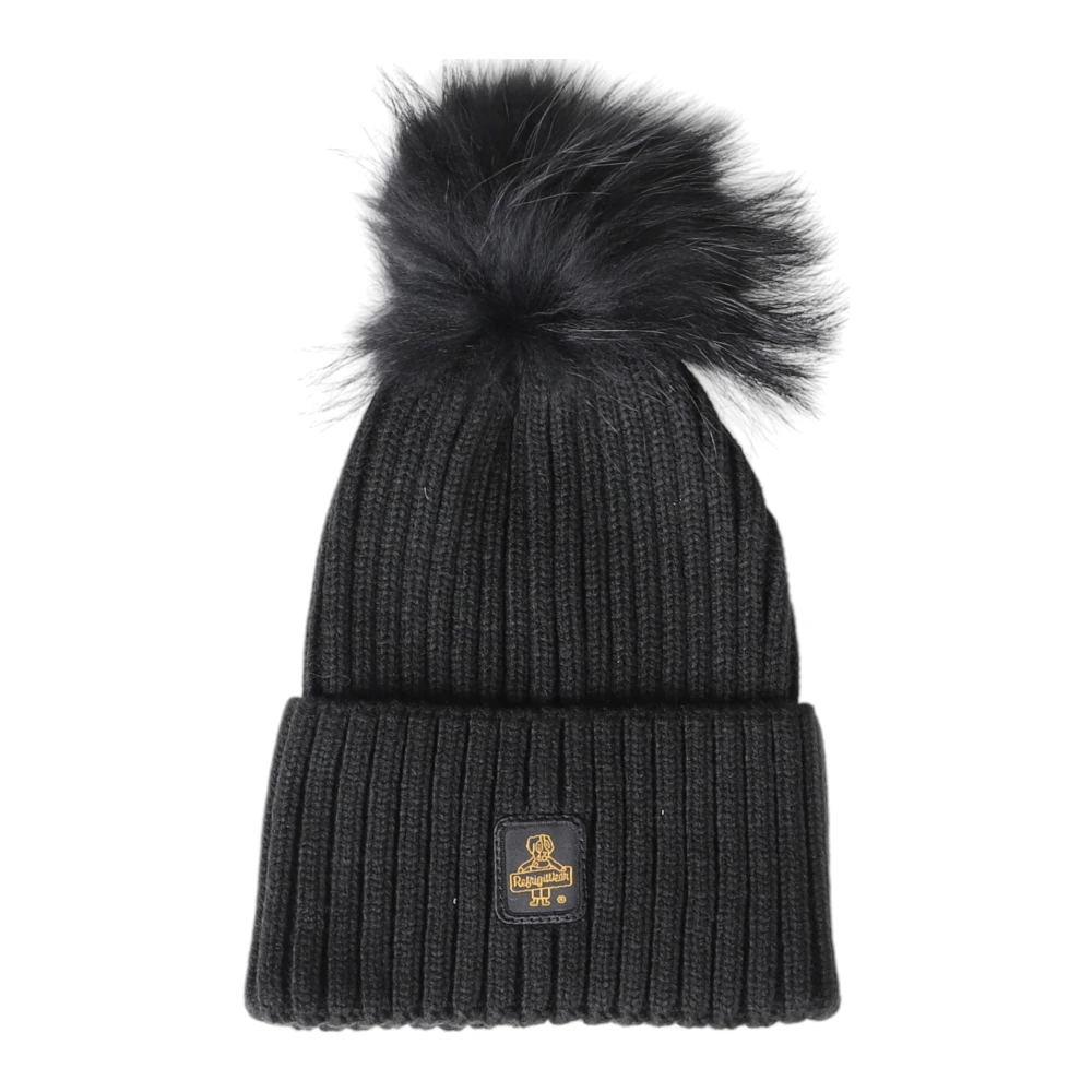 Refrigiwear Unisex Nero - Cappello Beanie Invernale - Accessories - One Size