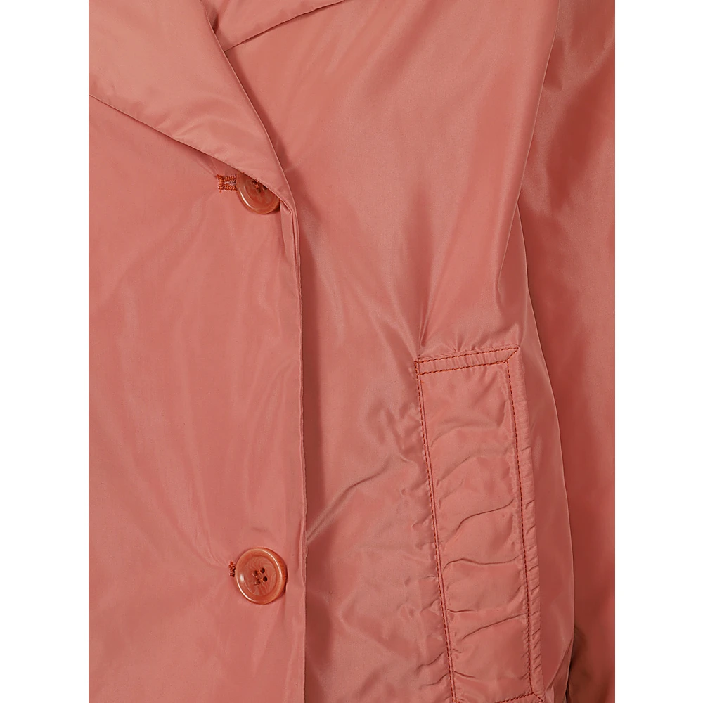 Aspesi Jas met wijde kraag Pink Dames
