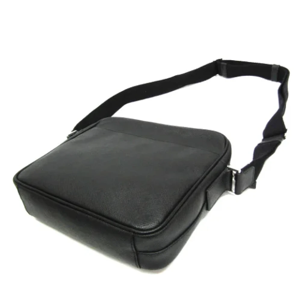 Prada Vintage Pre-owned Leather prada-bags Black Heren