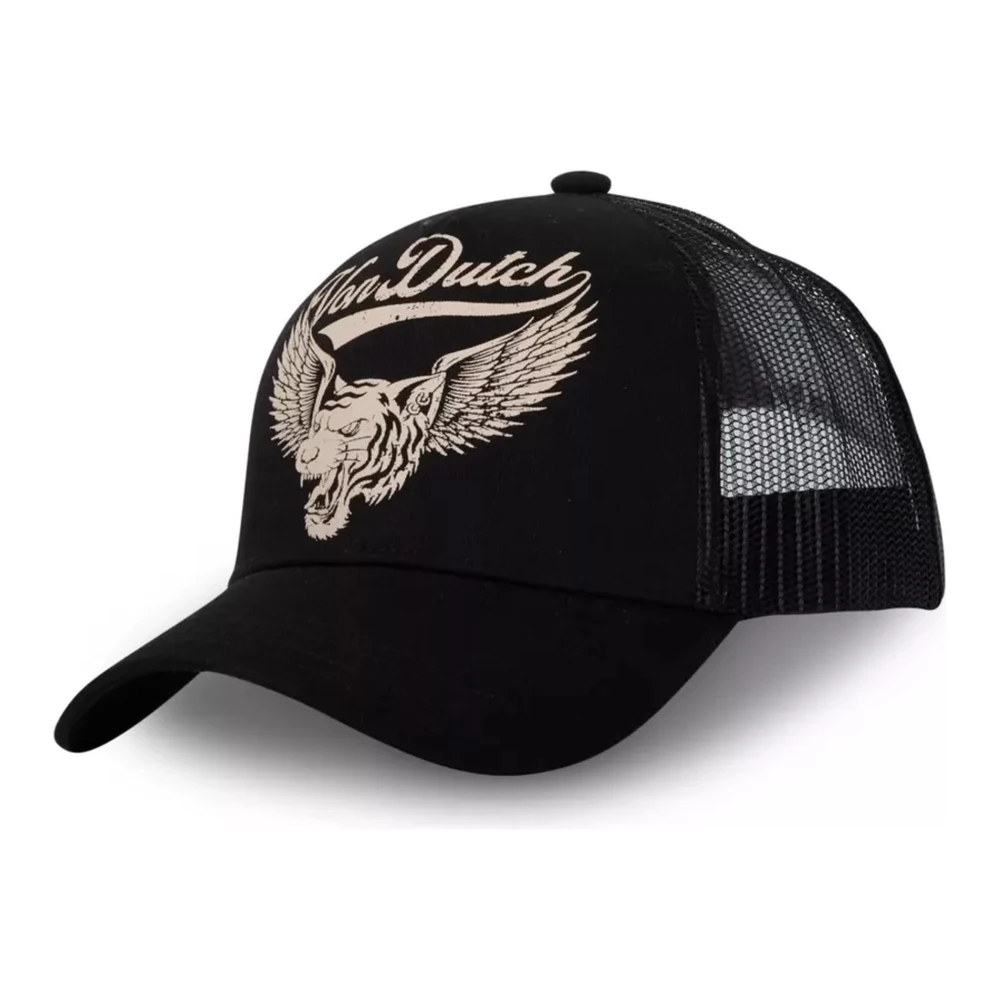 Von Dutch Zwarte Leeuw Trucker Cap Black Heren