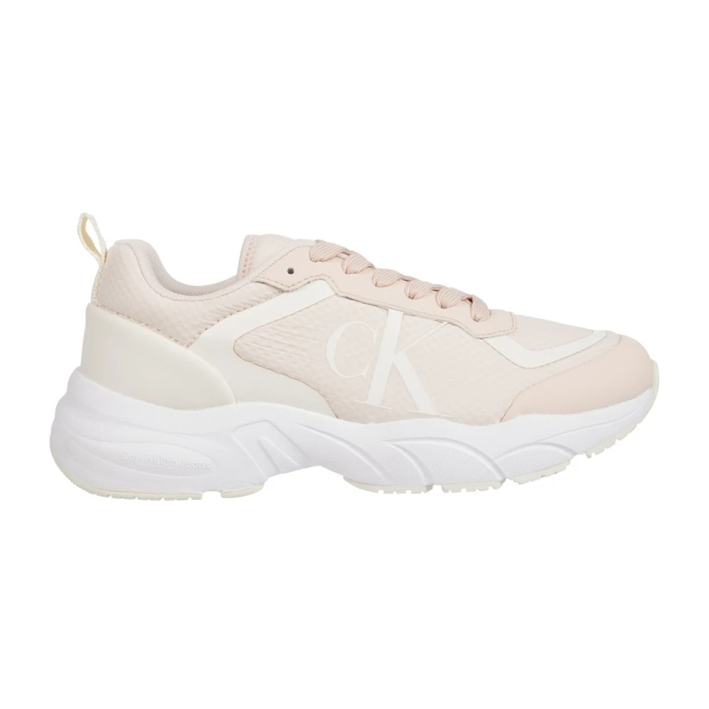 Calvin Klein Jeans Women's Pink Stylish Trainers For - Sneakers - 3 Uk - Shoes