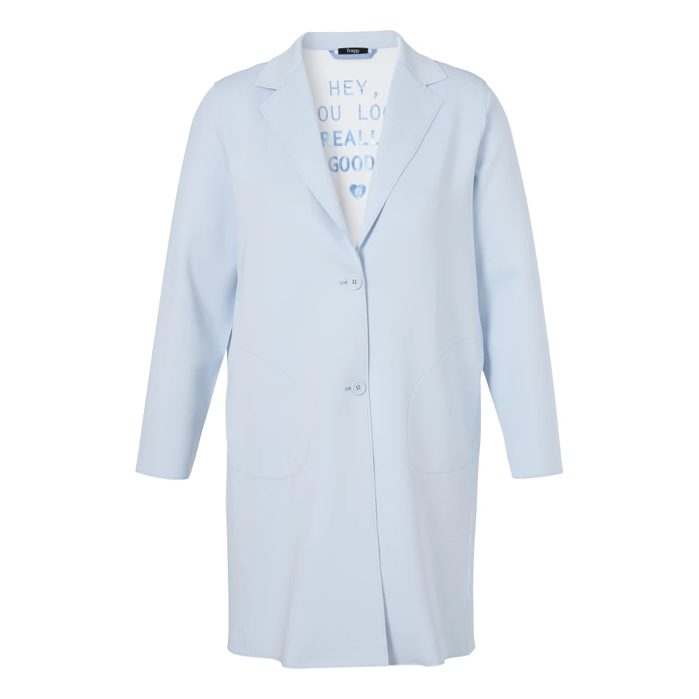 Coats > Single-Breasted Coats - - Frapp - Modalova