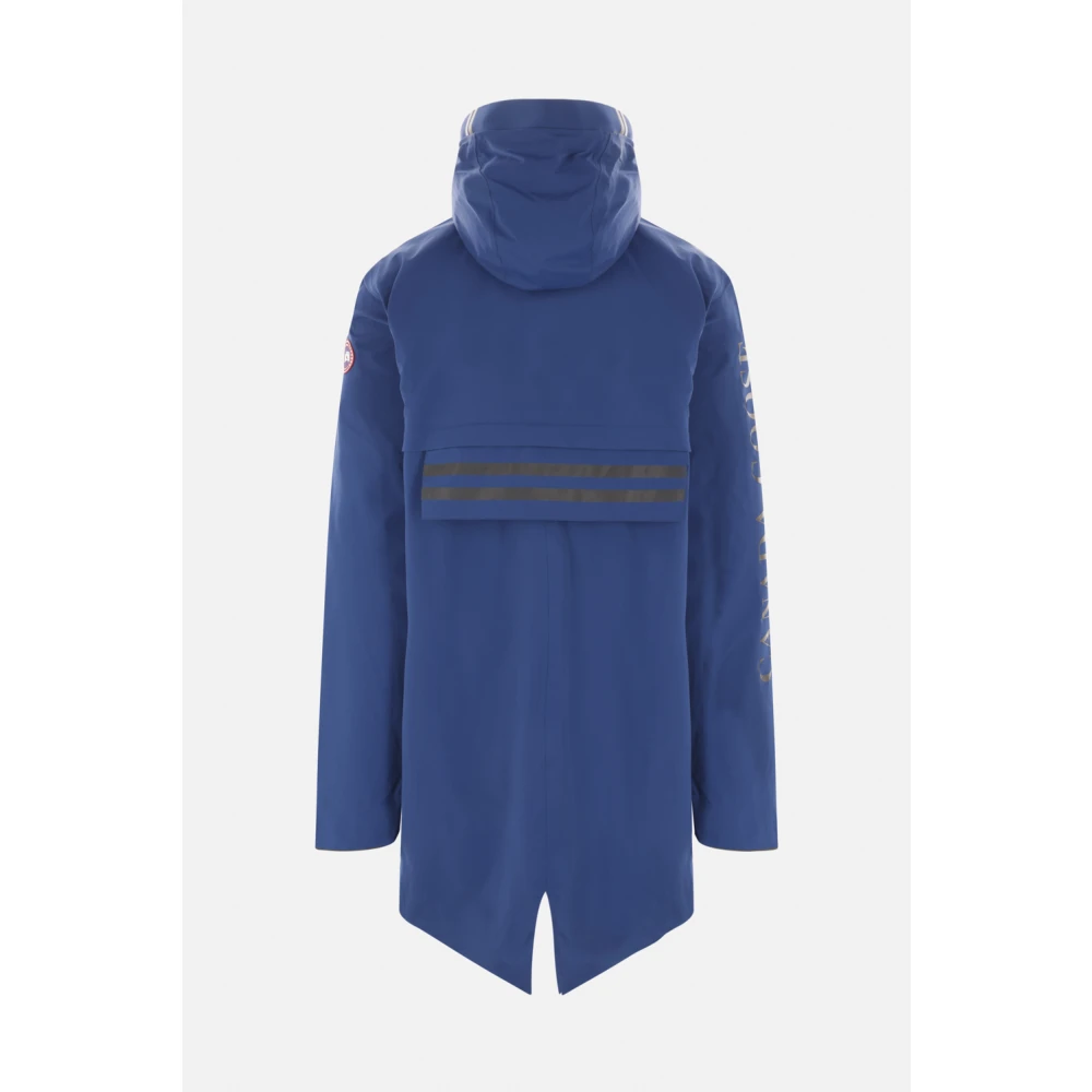 Canada Goose Blauwe Technische Parka met Arctic Disc Patch Blue Heren