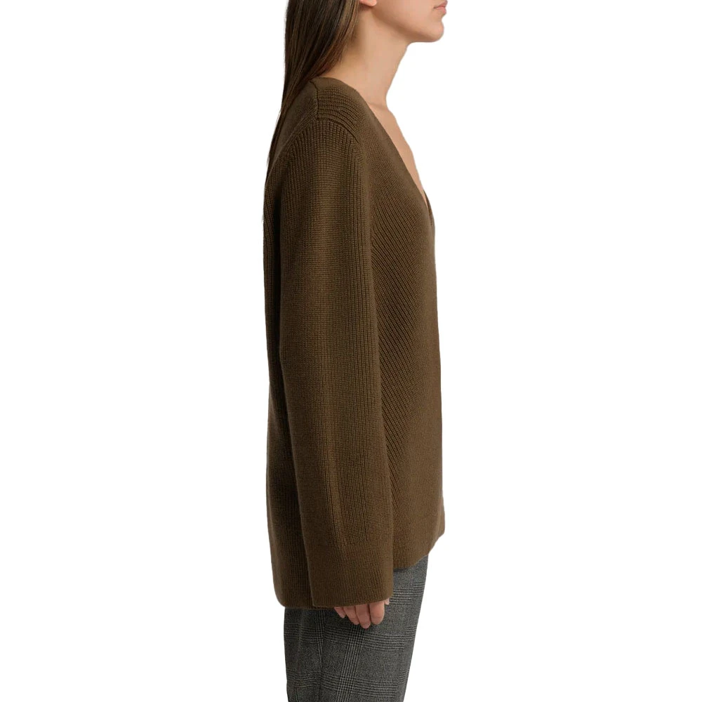 Hugo Boss Gebreide Trui Groen Green Dames