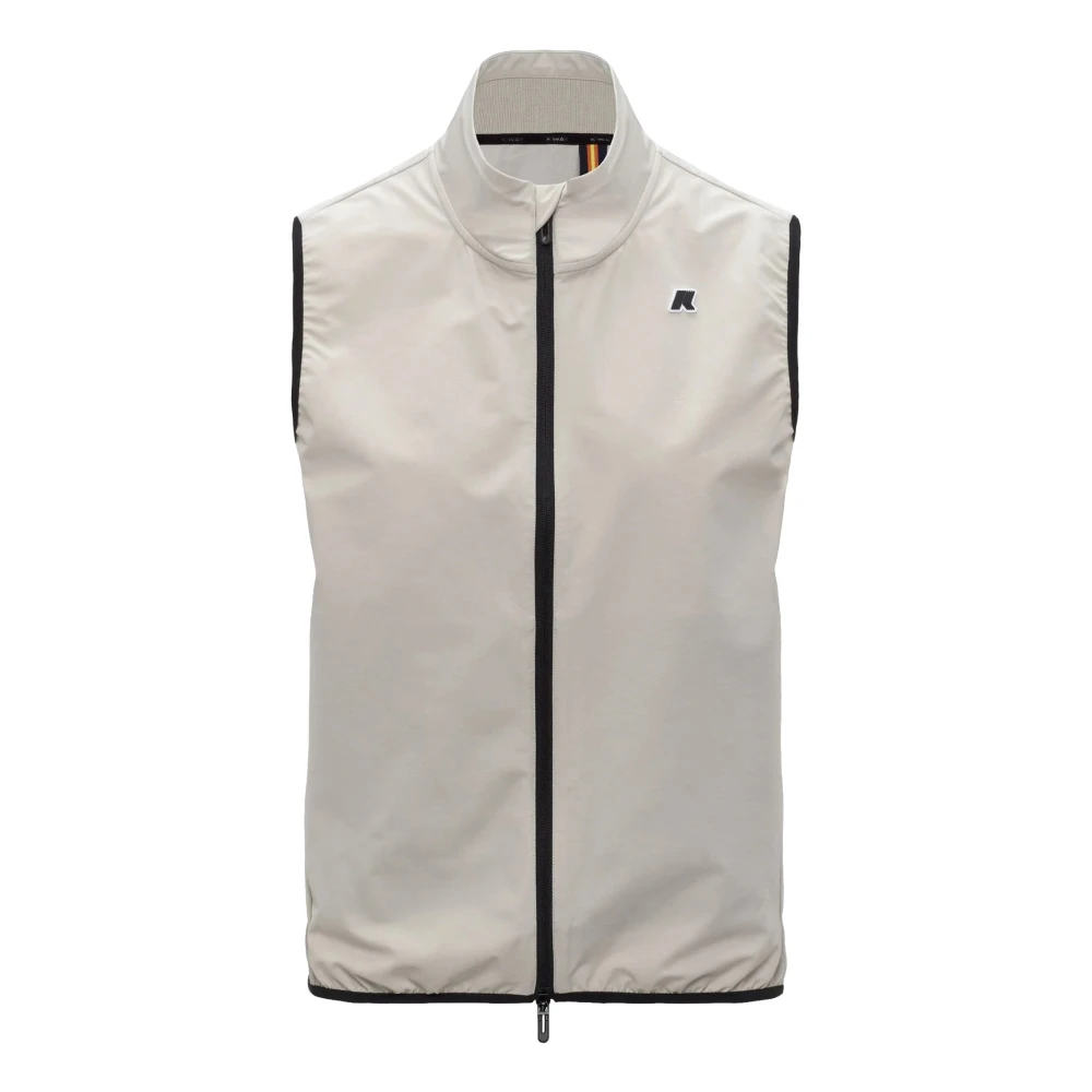 K-Way Uomo Beige Giacche, S, New,
