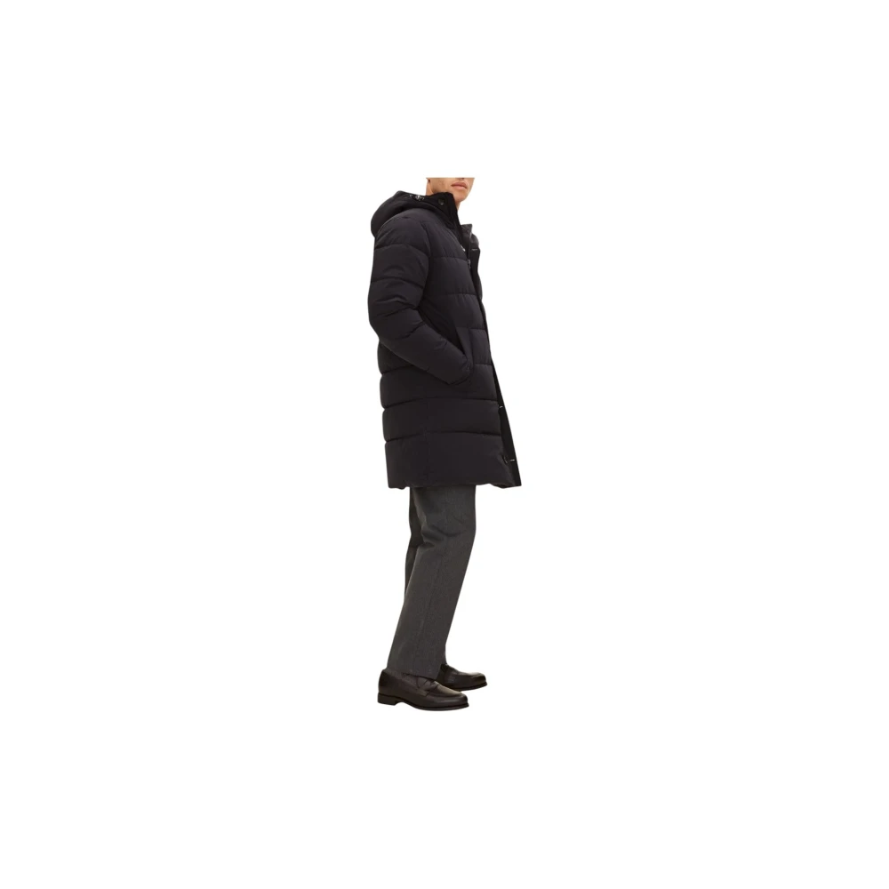 Oscar Jacobson Gevoerde Wind- en Waterafstotende Parka Blue Heren