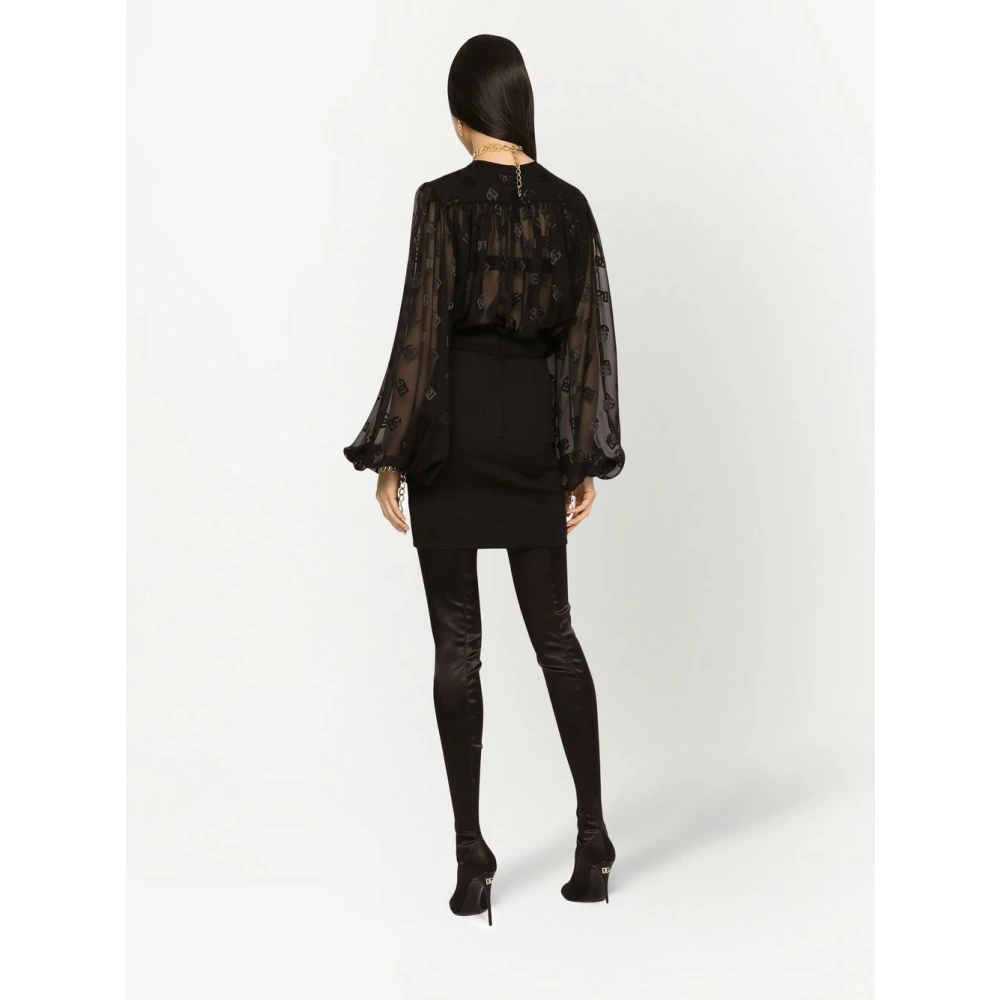 Dolce & Gabbana Upgrade Jouw Garderobe met deze Stijlvolle Blouse Black Dames