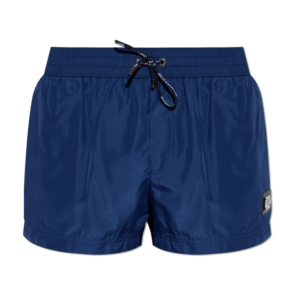 Dolce & Gabbana Men's Blue Beachwear, S, Swim Shorts