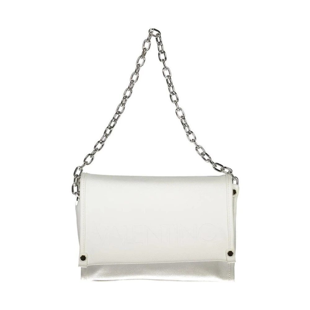 Valentino , Shoulder Bags, Female, White, One Size, Chain Strap Crossbody Bag