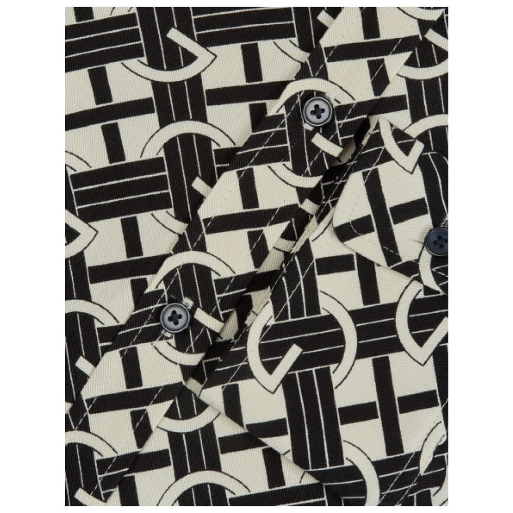 Gant Blouse met bedrukt logo en afgeronde zoom Multicolor Dames