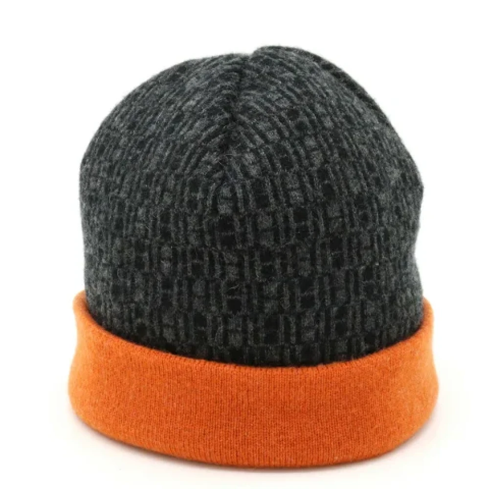 Hermès Vintage Pre-owned Canvas hats Black Dames