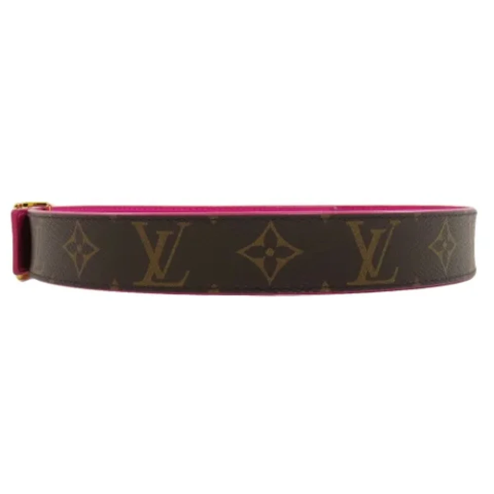 Louis Vuitton Vintage Pre-owned Leather belts Brown Dames
