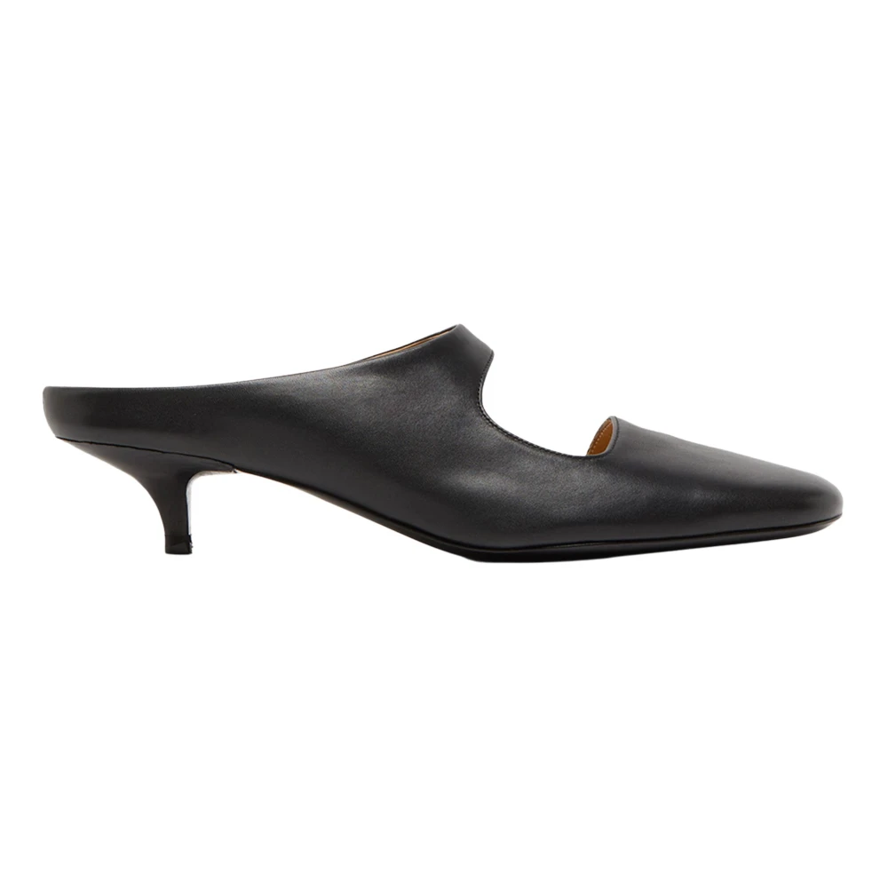 Marsell Women's Black Heeled Mules, 3 Uk, Spianata Mule