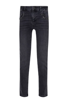 Skinny Bottom Up Jeans med Strass