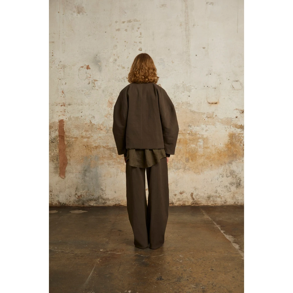 Cortana Bruine jas met riem Brown Dames