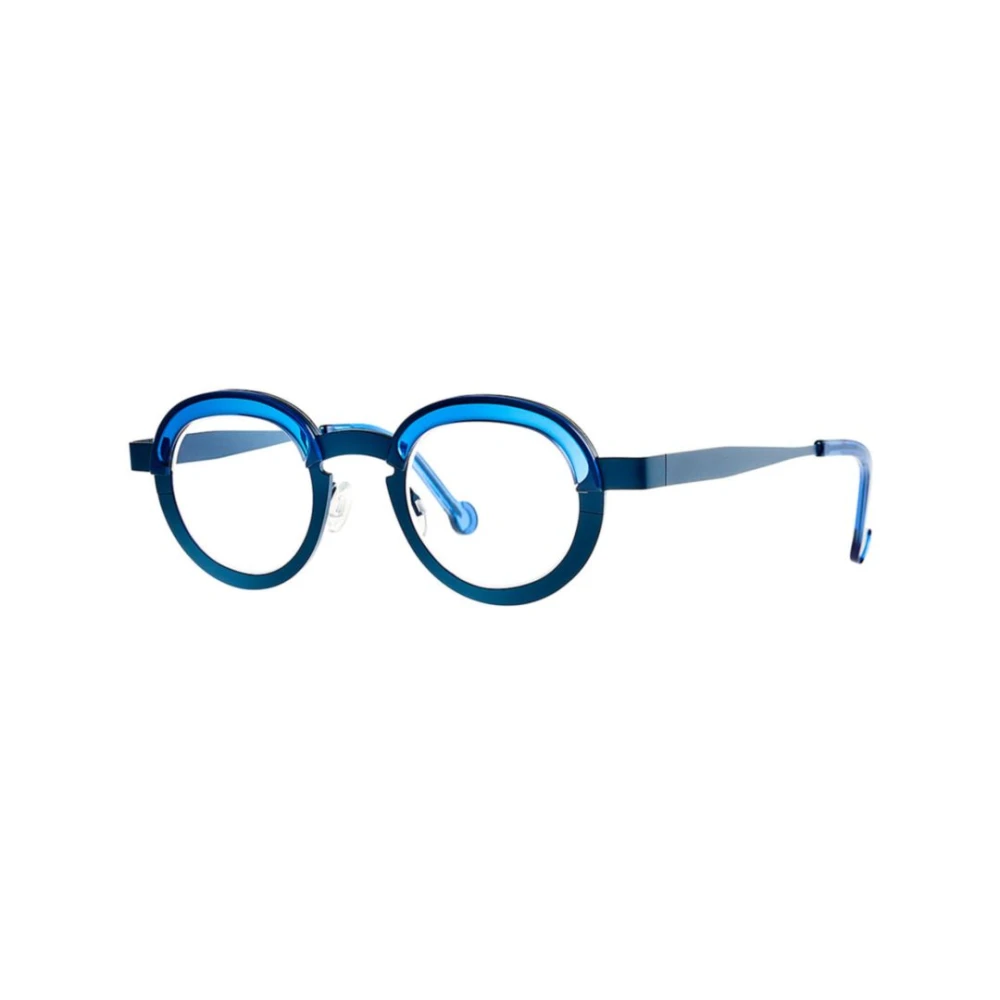 Theo Unisex Blue Glasses, 42 Mm, Basket