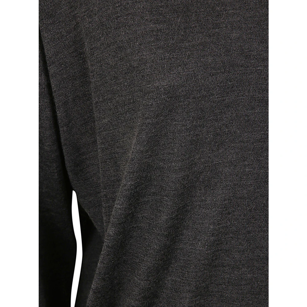 BRUNELLO CUCINELLI IJzeren V-hals trui Gray Dames