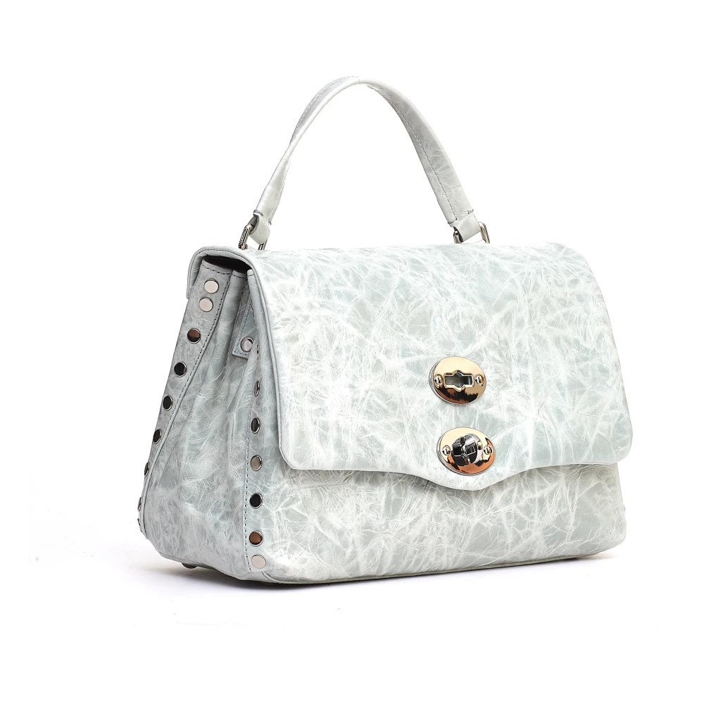 Zanellato Elegante Postina Bag Handtas Grigio Gray Dames