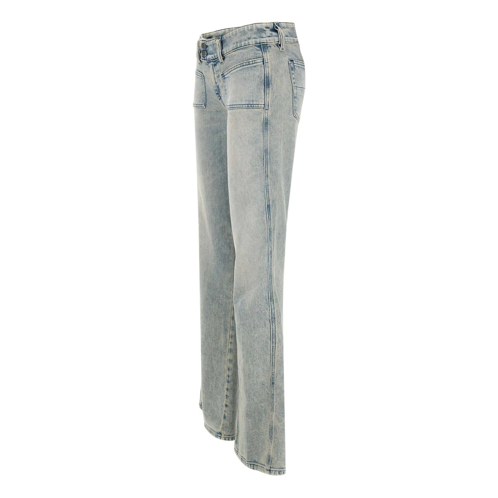 Diesel Blauwe Bootcut D-Hush Dames Jeans Blue Dames