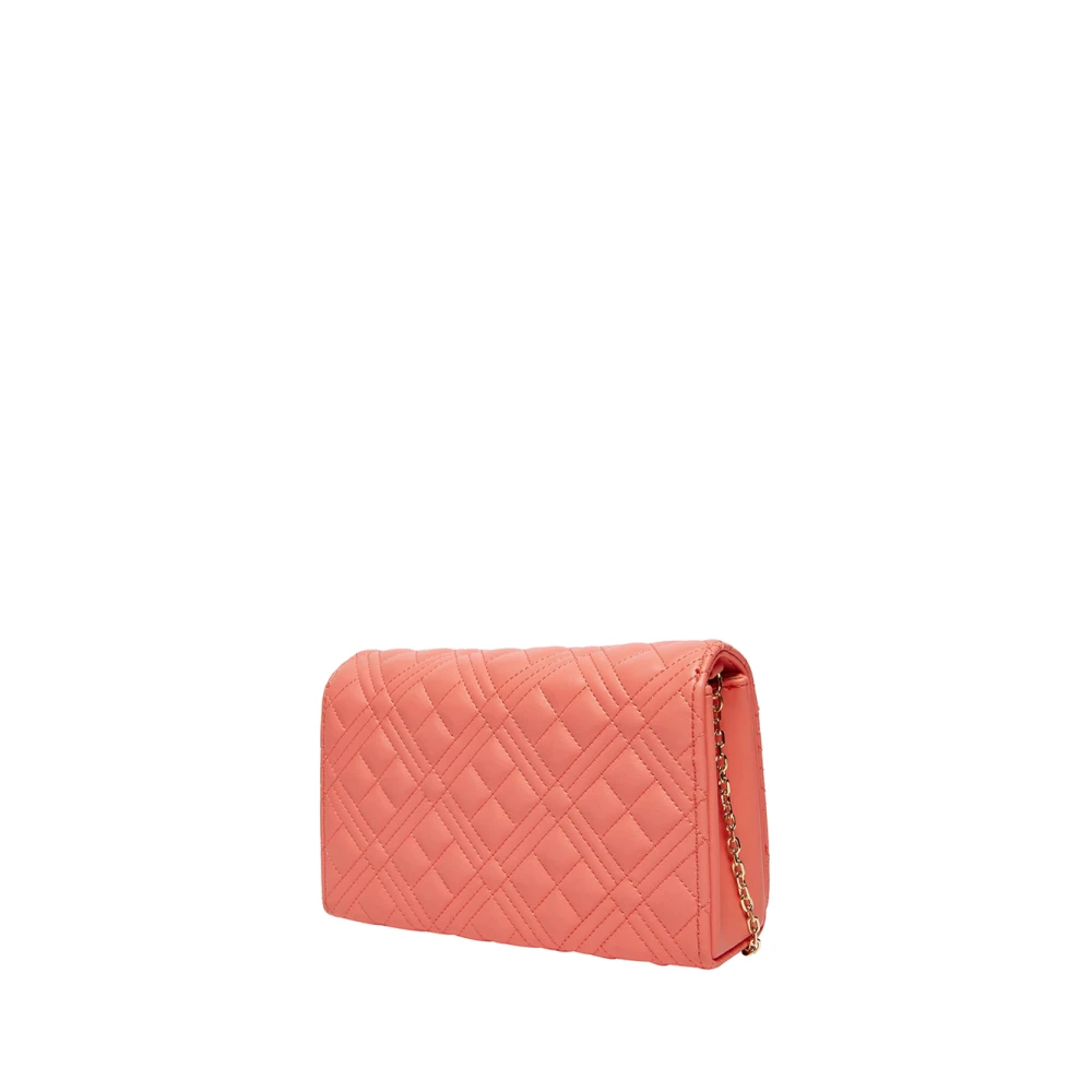 Moschino Koraalrode Schoudertas Chic Stijl Red Dames