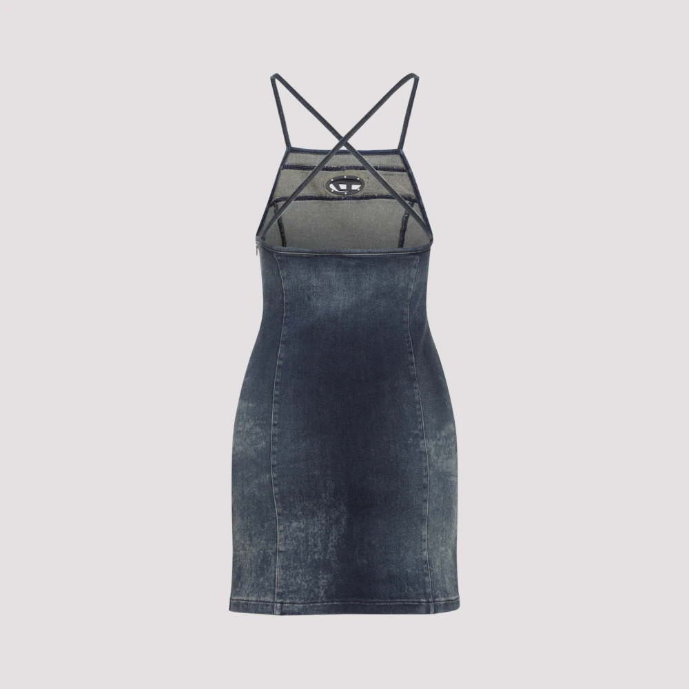 Diesel Blauwe Jurk Ultiem Comfort en Stijl Blue Dames