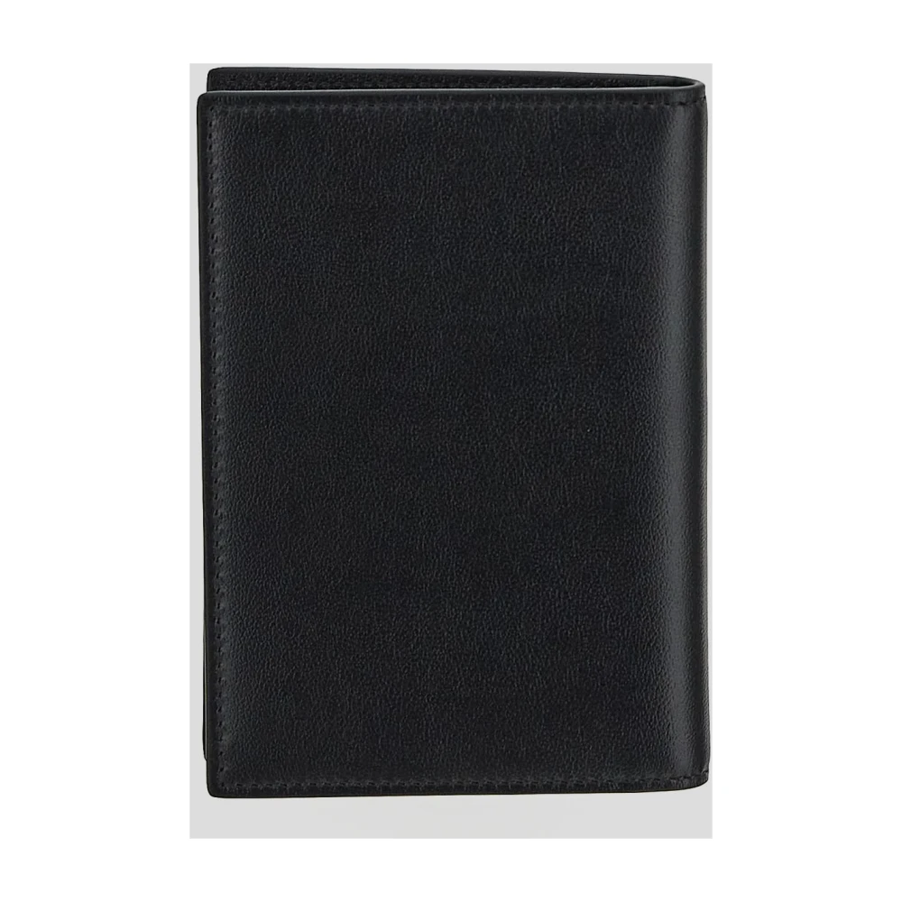 Valentino Garavani Leren Logo Portemonnee Black Heren