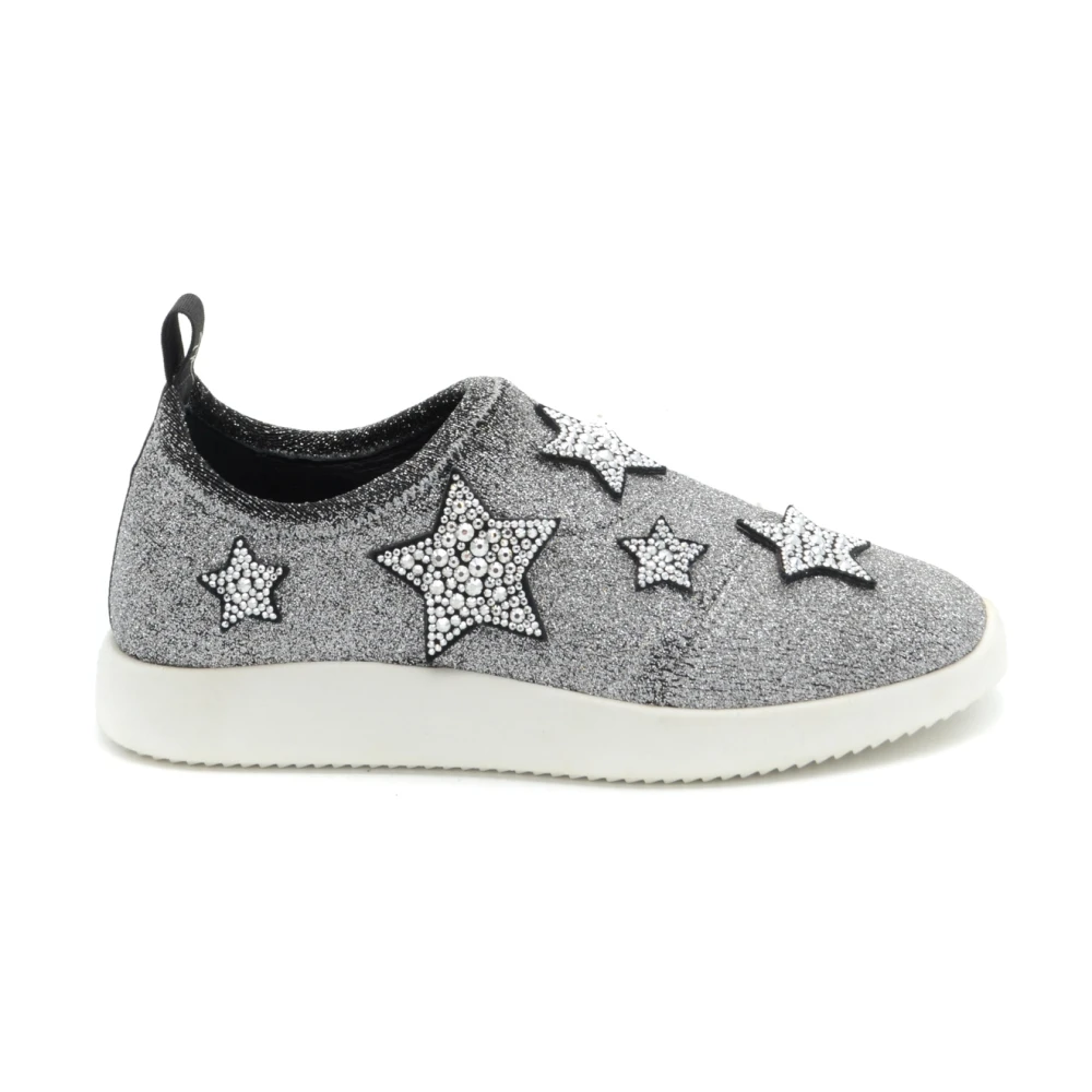 Giuseppe Zanotti Casual Sneakers Dames Schoenen Grijs